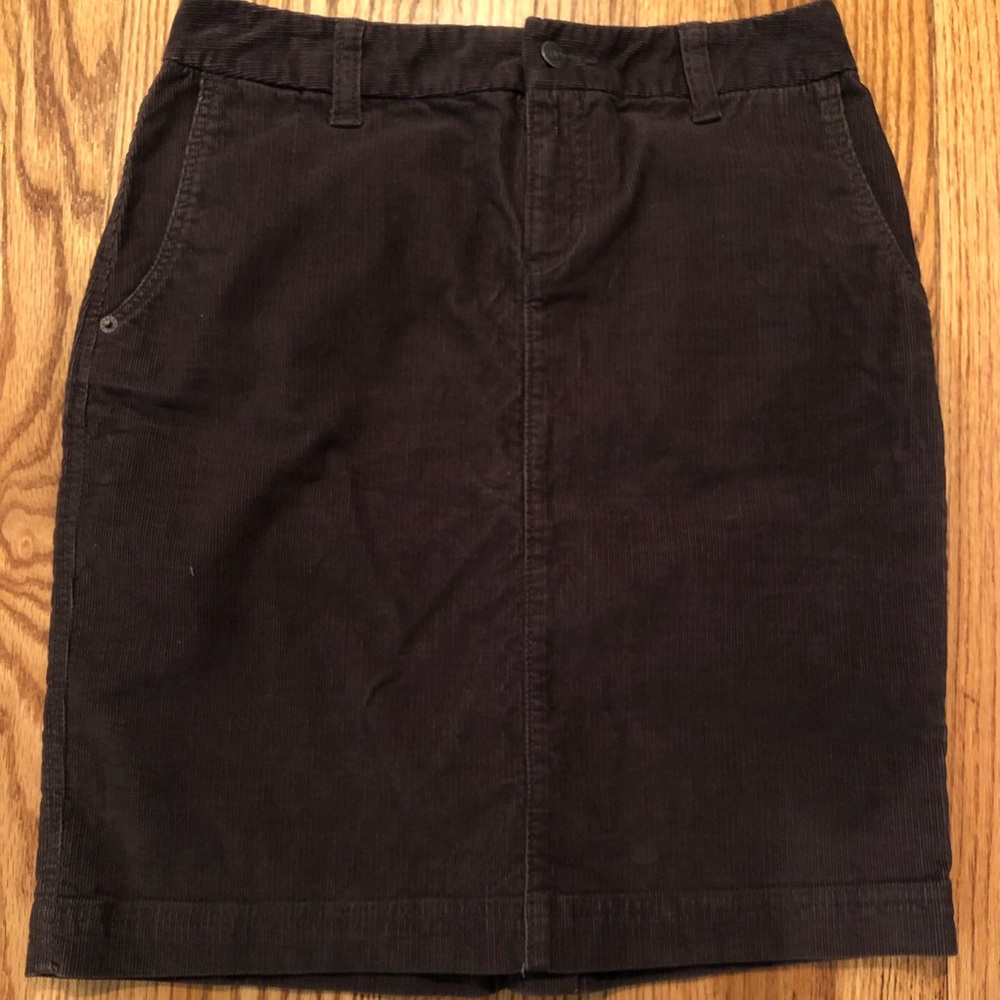 Eddie Bauer Brown Corduroy Shirt